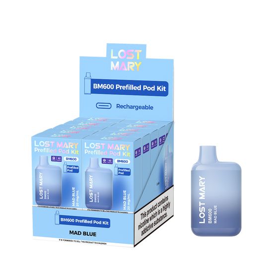 authentic [M] LOST MARY BM600 Prefilled Pod Kit (UK)