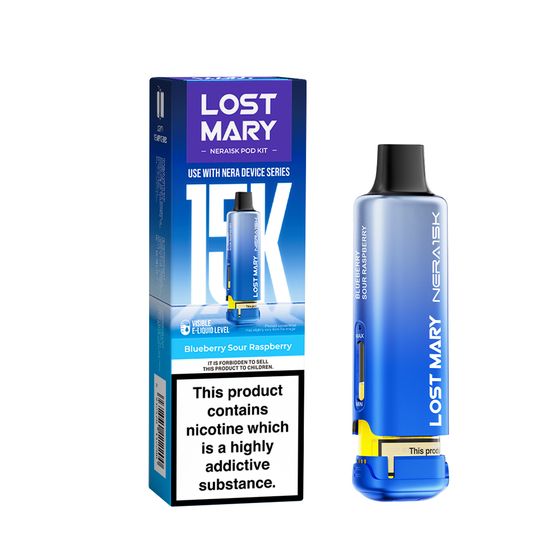 LOST MARY NERA15K Refillable Pod Kit (UK) 1PC authentic