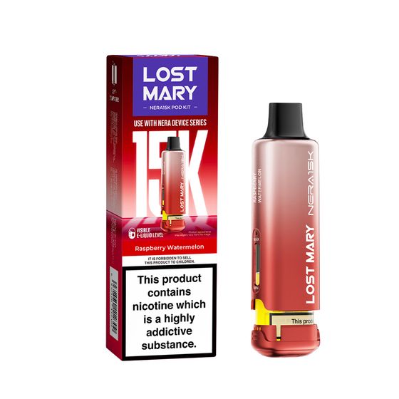LOST MARY NERA15K Refillable Pod Kit (UK) 1PC UK store