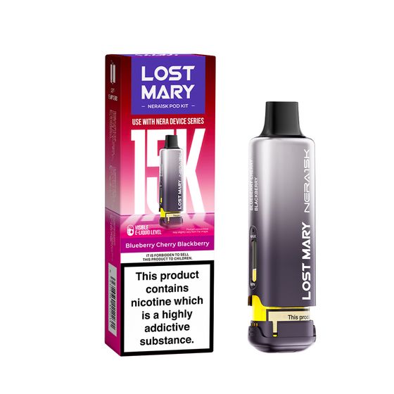 LOST MARY NERA15K Refillable Pod Kit (UK) 1PC authentic