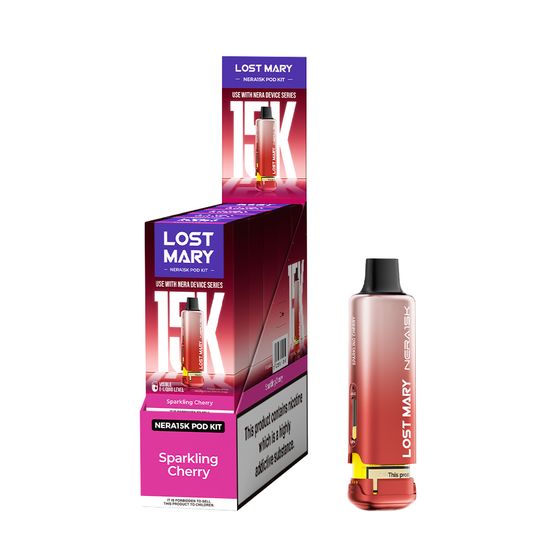 UK supplier LOST MARY NERA15K Refillable Pod Kit (UK) 1PC