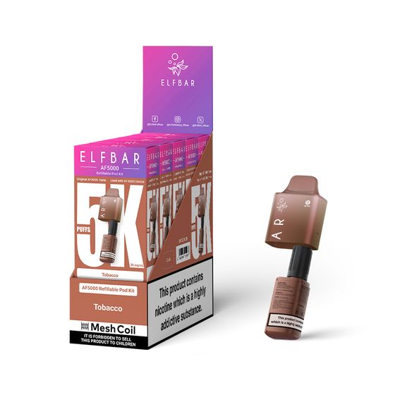 UK store ELFBAR AF5000 Refillable Pod