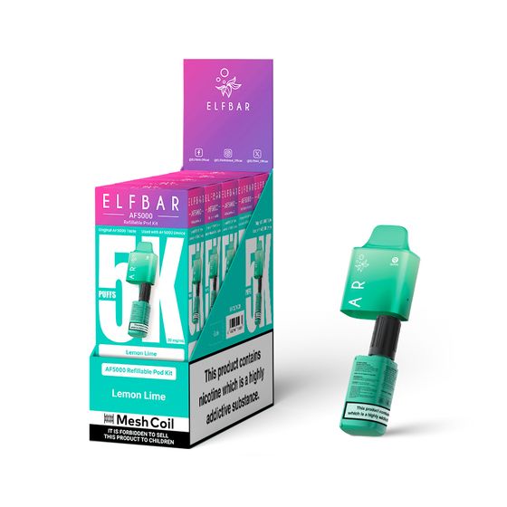 UK supplier ELFBAR AF5000 Refillable Pod