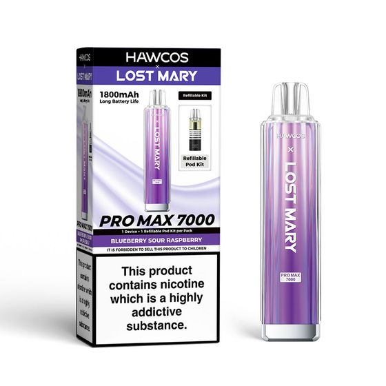 wholesale price [NEW] HAWCOS×LOST MARY PRO MAX 7000 Refillable Kit-F