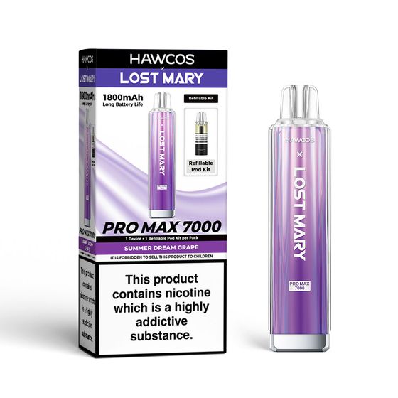 [NEW] HAWCOS×LOST MARY PRO MAX 7000 Refillable Kit-F UK shop