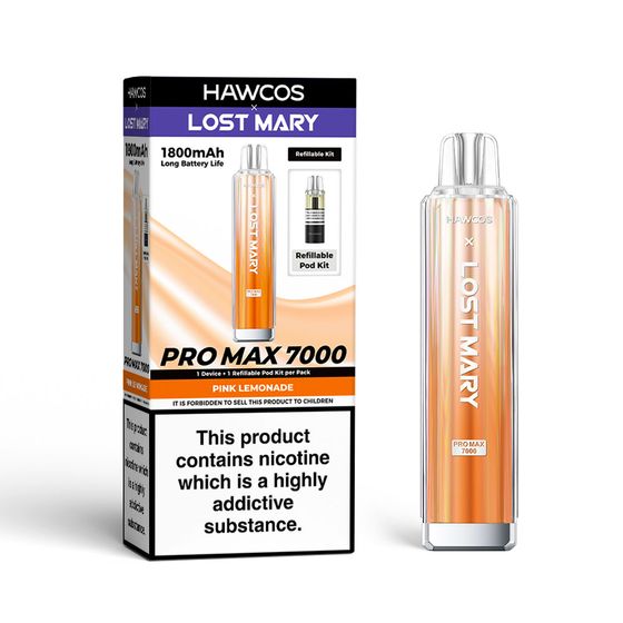 [NEW] HAWCOS×LOST MARY PRO MAX 7000 Refillable Kit-F authentic