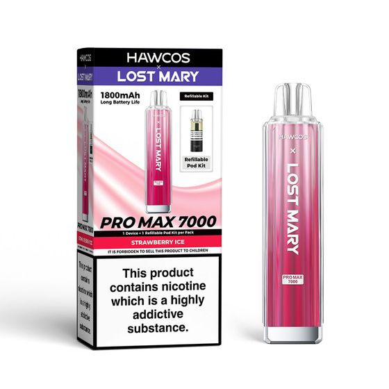 [NEW] HAWCOS×LOST MARY PRO MAX 7000 Refillable Kit-F authentic