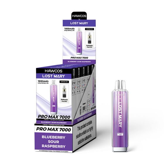 UK wholesale [NEW] HAWCOS×LOST MARY PRO MAX 7000 Refillable Kit-F