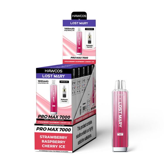UK wholesale [NEW] HAWCOS×LOST MARY PRO MAX 7000 Refillable Kit-F