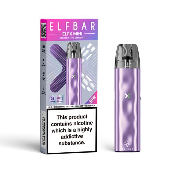 wholesale price ELFBAR ELFX MINI Refillable Dual Mesh Pod Starter Kit