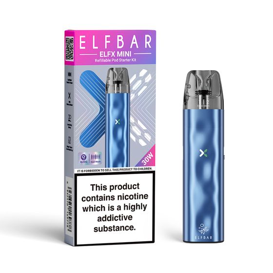 ELFBAR ELFX MINI Refillable Dual Mesh Pod Starter Kit UK wholesale