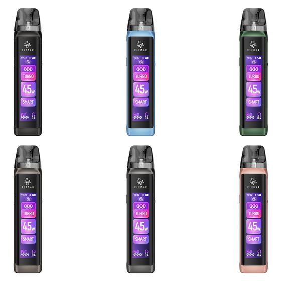 UK supplier ELFBAR ELFX ULTRA Refillable Dual Mesh Pod Kit