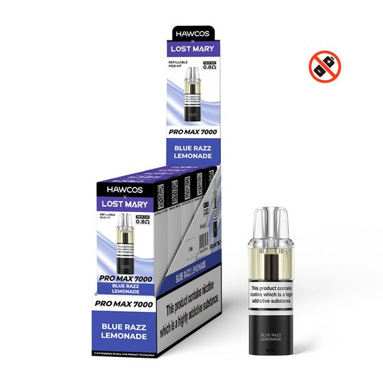 UK store HAWCOS×LOST MARY PRO MAX 7000 Refillable Pod