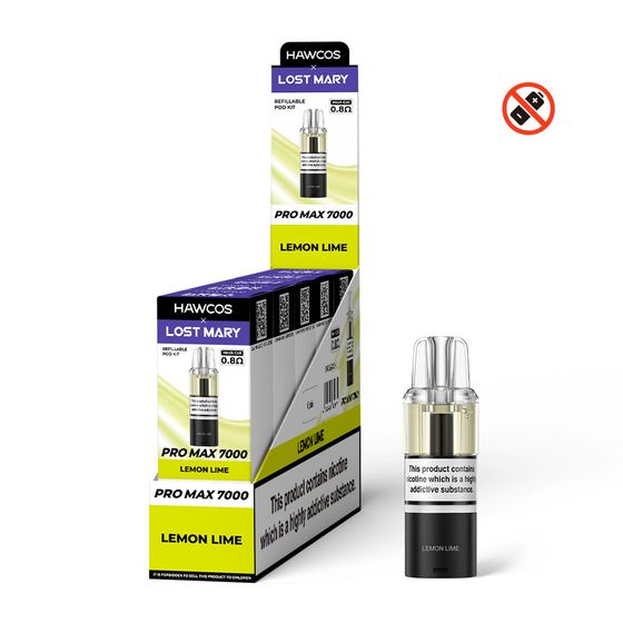HAWCOS×LOST MARY PRO MAX 7000 Refillable Pod for wholesale