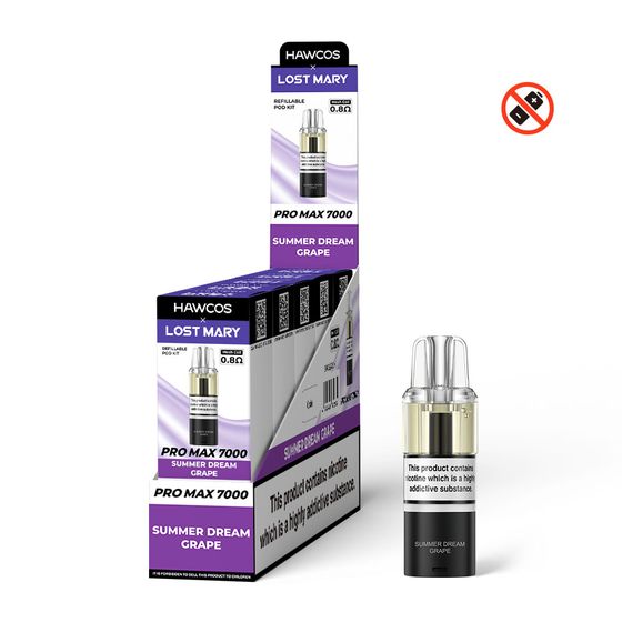 HAWCOS×LOST MARY PRO MAX 7000 Refillable Pod cheap
