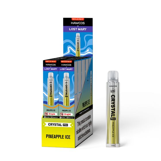 [NEW] HAWCOS × LOST MARY Crystal Pro KIT (UK) 1PC UK store