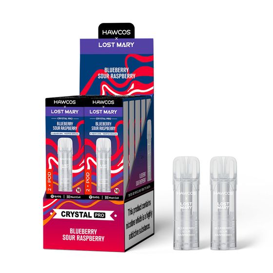 HAWCOS × LOST MARY Crystal Pro Prefilled Pod 2ML × 2 (UK) 1PC cheap