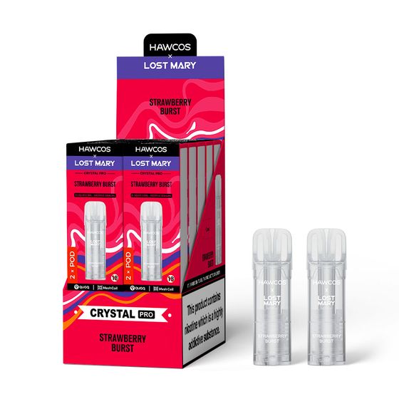 UK shop HAWCOS × LOST MARY Crystal Pro Prefilled Pod 2ML × 2 (UK) 1PC