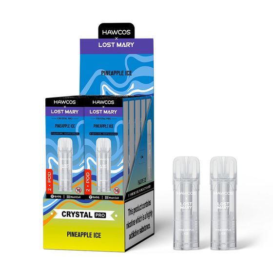 UK shop HAWCOS × LOST MARY Crystal Pro Prefilled Pod 2ML × 2 (UK) 1PC