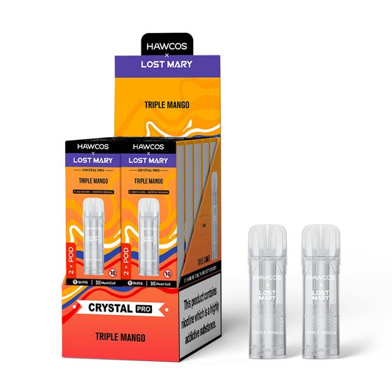 UK shop HAWCOS × LOST MARY Crystal Pro Prefilled Pod 2ML × 2 (UK) 1PC