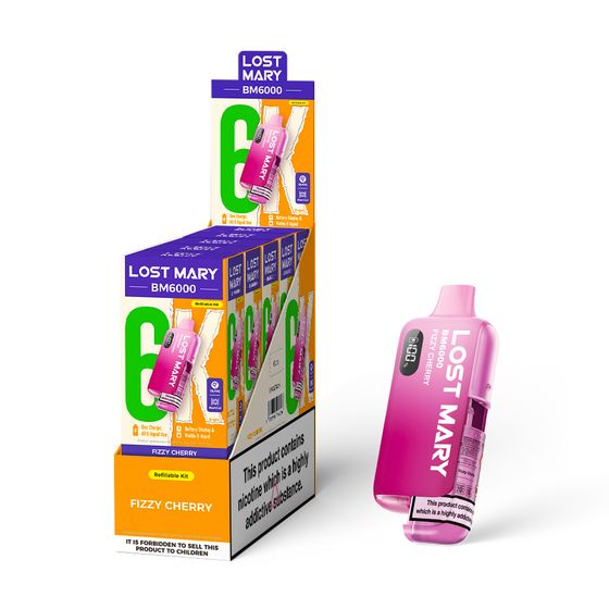 [NEW] LOST MARY BM6000 Refillable Pod Kit -F (UK) 1PC cheap