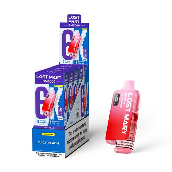 [NEW] LOST MARY BM6000 Refillable Pod Kit -F (UK) 1PC wholesale