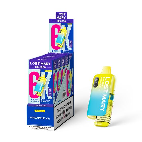 [NEW] LOST MARY BM6000 Refillable Pod Kit -F (UK) 1PC UK store