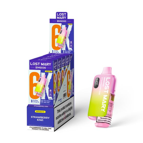 [NEW] LOST MARY BM6000 Refillable Pod Kit -F (UK) 1PC UK store