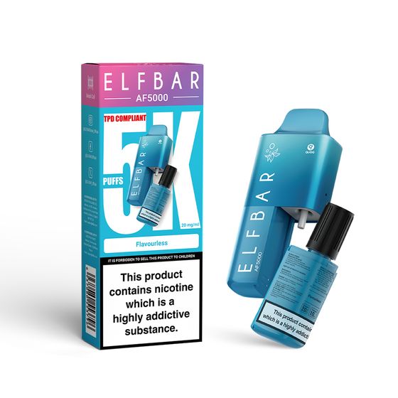 UK shop [NEW] ELFBAR AF5000 Refillable Pod Kit -A (UK) Strength: 2% Nic ENG | Flavor: Flavourless