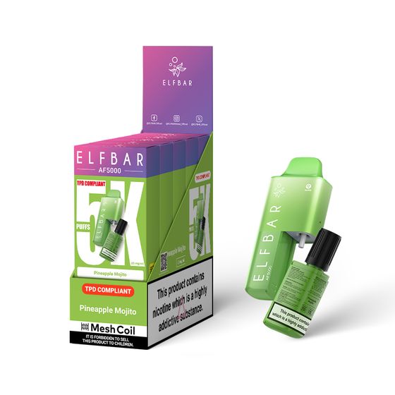 [NEW] ELFBAR AF5000 Refillable Pod Kit -A (UK) cheap