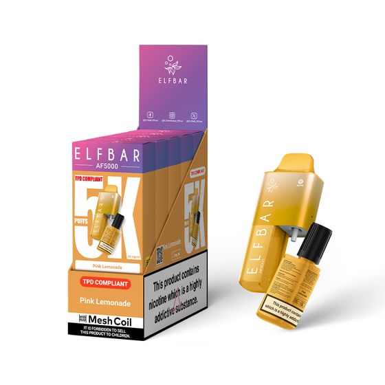[NEW] ELFBAR AF5000 Refillable Pod Kit -A (UK) authentic