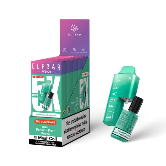 UK wholesale [NEW] ELFBAR AF5000 Refillable Pod Kit -A (UK)