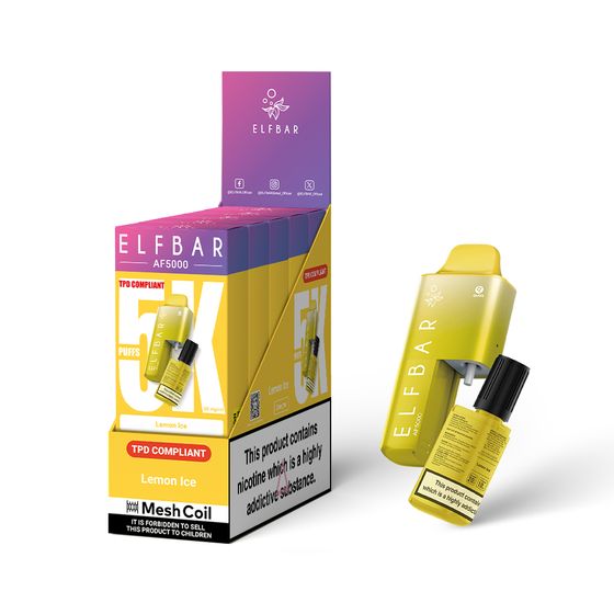 [NEW] ELFBAR AF5000 Refillable Pod Kit -A (UK) UK supplier
