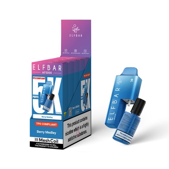[NEW] ELFBAR AF5000 Refillable Pod Kit -A (UK) cheap