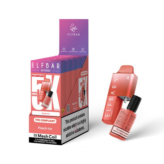 [NEW] ELFBAR AF5000 Refillable Pod Kit -A (UK) wholesale