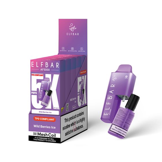 wholesale [NEW] ELFBAR AF5000 Refillable Pod Kit -A (UK)