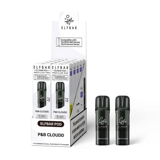 authentic ELFBAR 600 Prefilled Pod × 2 (UK) 1PC