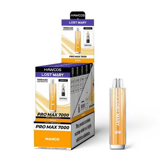 authentic [NEW] HAWCOS×LOST MARY PRO MAX 7000 Refillable Kit-F