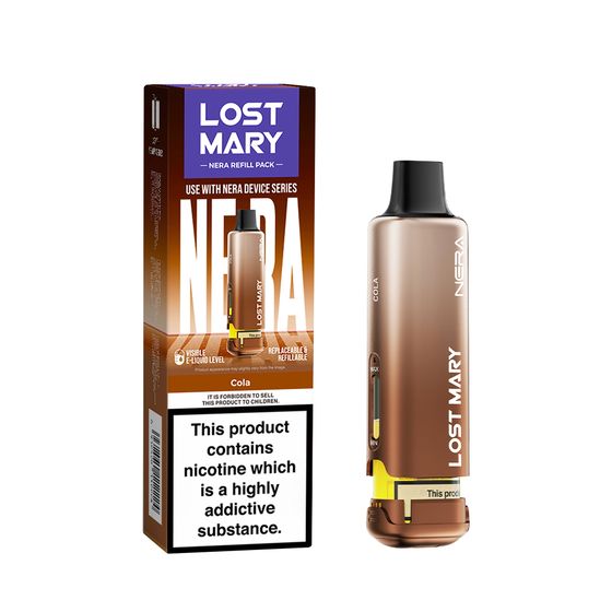 LOST MARY NERA Refill Pack (UK) 1PC Strength: 2% Nic ENG | Flavor: Cola wholesale