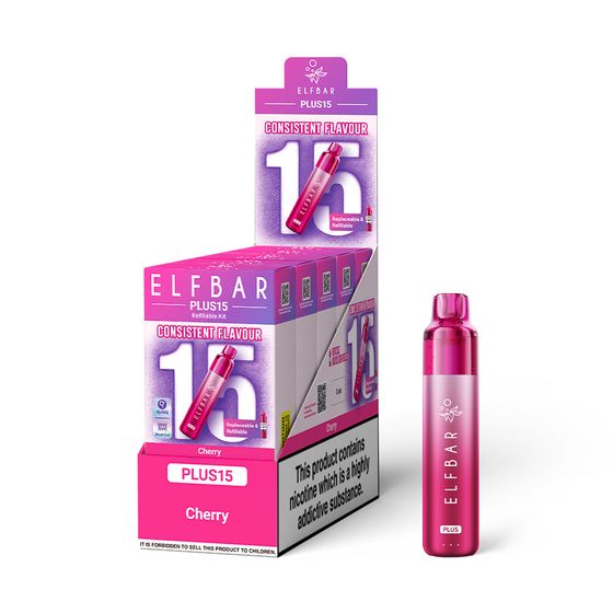 authentic ELFBAR PLUS15 Refillable Kit
