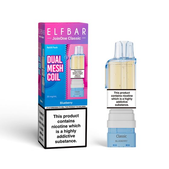UK shop [Coming Soon] ELFBAR JoinOne Classic Refill Pack Flavor: Blueberry