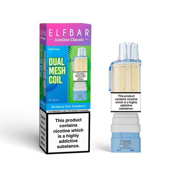 [Coming Soon] ELFBAR JoinOne Classic Refill Pack Flavor: Blueberry Sour Raspberry cheap