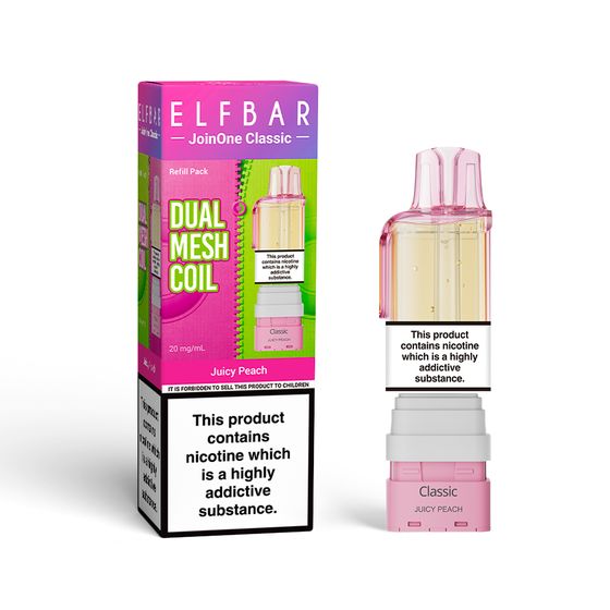 [Coming Soon] ELFBAR JoinOne Classic Refill Pack Flavor: Juicy Peach wholesale