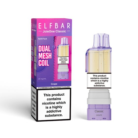 [Coming Soon] ELFBAR JoinOne Classic Refill Pack Flavor: Grape cheap