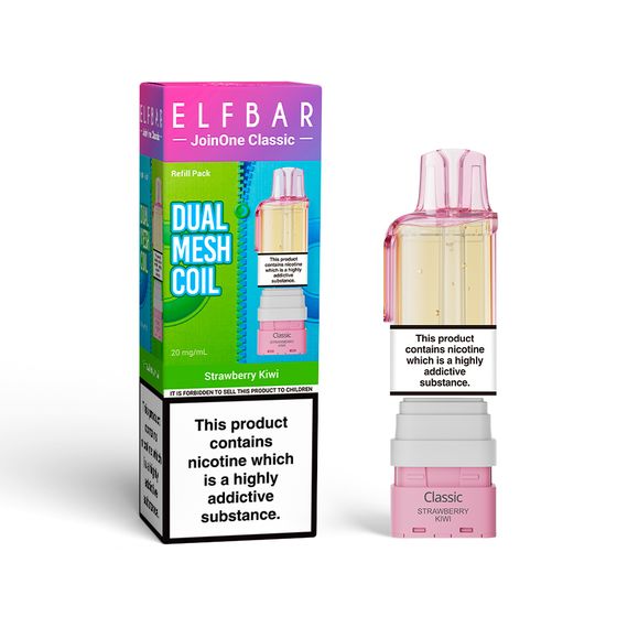 UK shop [Coming Soon] ELFBAR JoinOne Classic Refill Pack Flavor: Strawberry Kiwi
