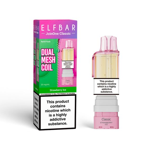 [Coming Soon] ELFBAR JoinOne Classic Refill Pack Flavor: Strawberry Ice UK wholesale