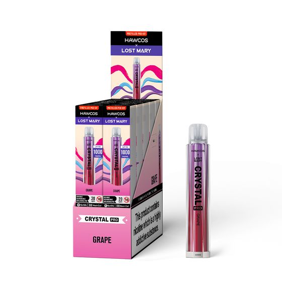 UK store HAWCOS × LOST MARY Crystal Pro KIT (UK) 1PC