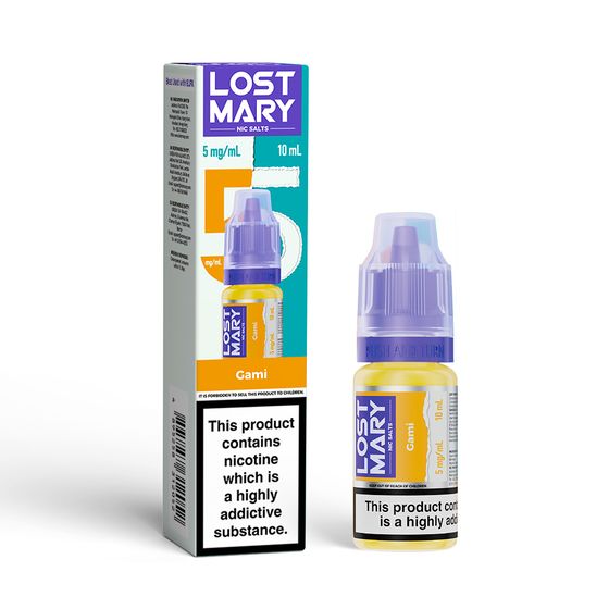 wholesale price LOST MARY Nic Salts E-Liquids 10ml Strength: 0.5% Nic ENG | Flavor: Gami