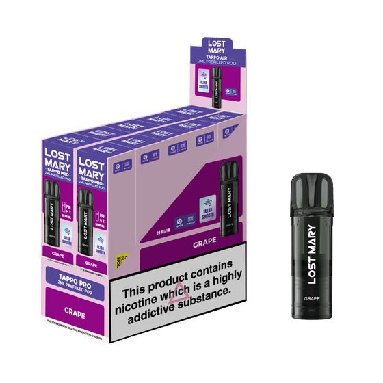 UK wholesale LOST MARY TAPPO PRO 2ML Prefilled Pod × 2