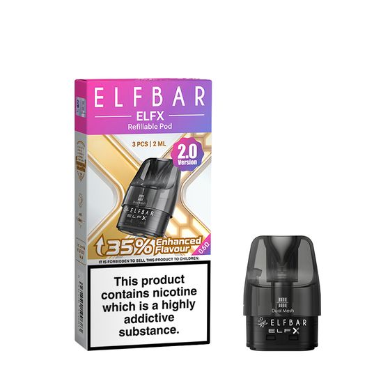ELFBAR ELFX POD 2.0 VERSION 2ML-Refillable Pod wholesale